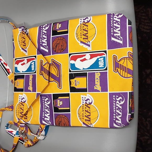 NWOT Lakers handcrafted bag. - Picture 2 of 7